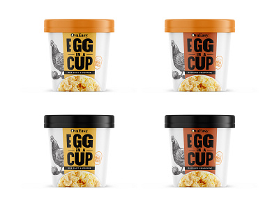 Egg In A Cup Packaging cup egg illustration packaging packaging design