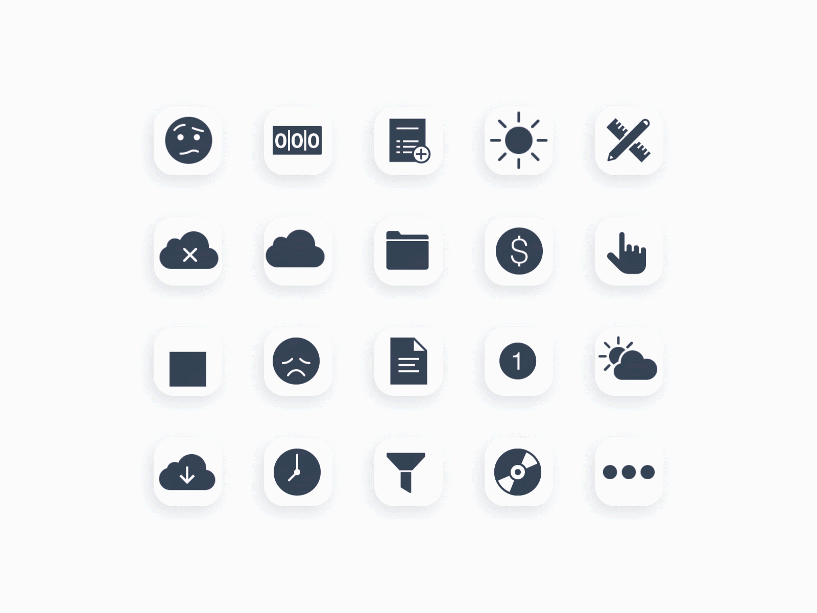 iOS Filled Animated Icons