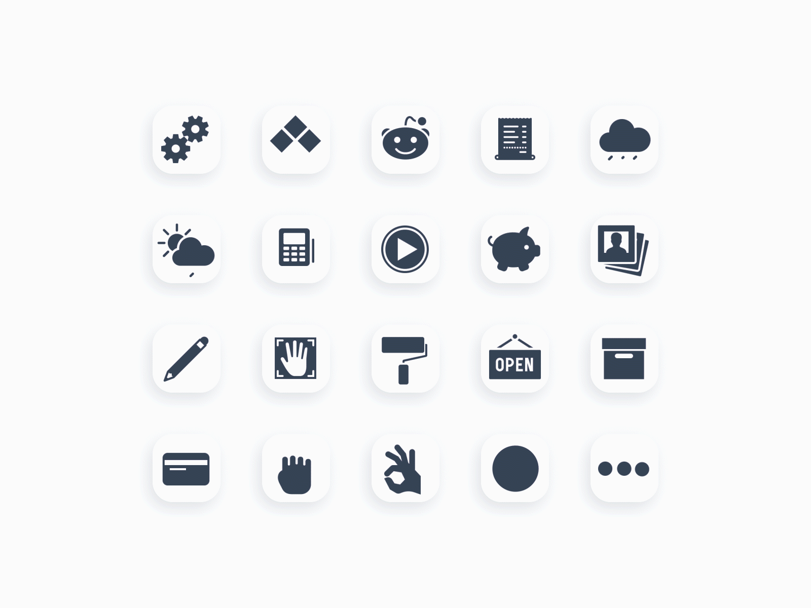 iOS Filled Animated Icons