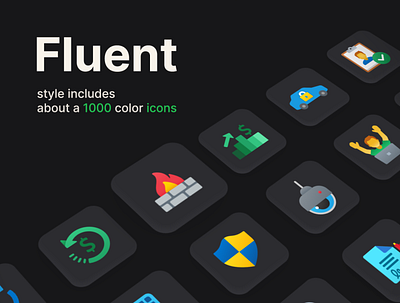 Fluent Security Icons aftereffects animated bussines design fire flat hand icon set illustrator money motion security security app shield ui ux vector web