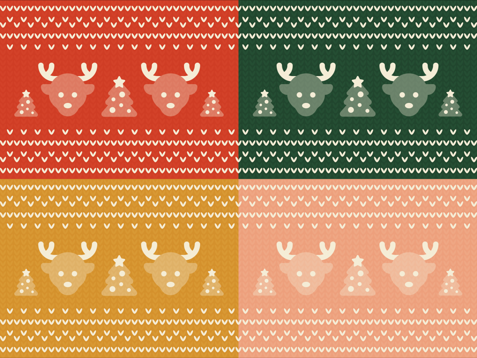 Plumpy Christmas Pattern aftereffects animated christmas christmas tree design flat icon set illustration illustrator motion new year pattern reindeer snow ui ux vector winter xmas