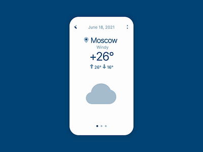 Plumpy Weather Icons after effects animation app cloud motion graphics rain sun weather wind