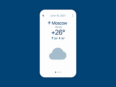 Plumpy Weather Icons after effects animation app cloud motion graphics rain sun weather wind