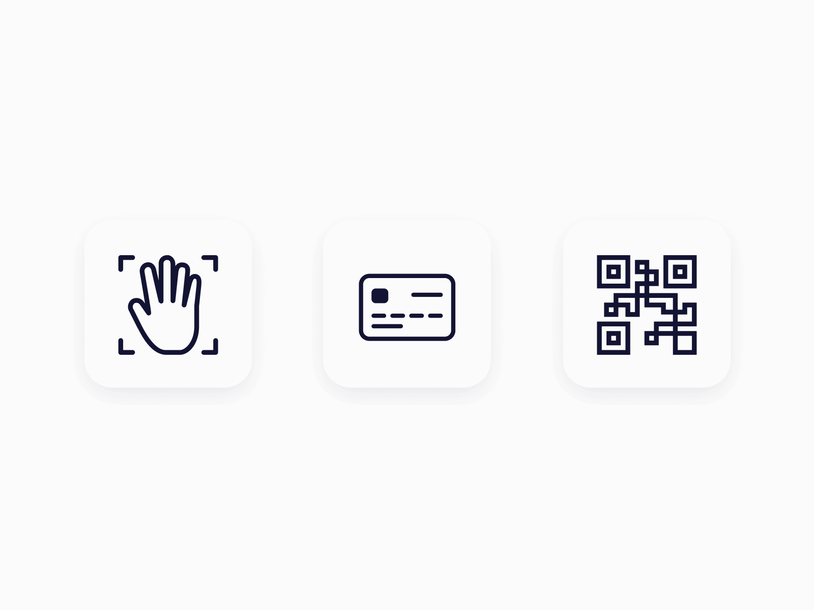 Ecommerce Animated Icons aniamtion bank card design ecommerce icons illustrator motion qr scan ui ux vector web