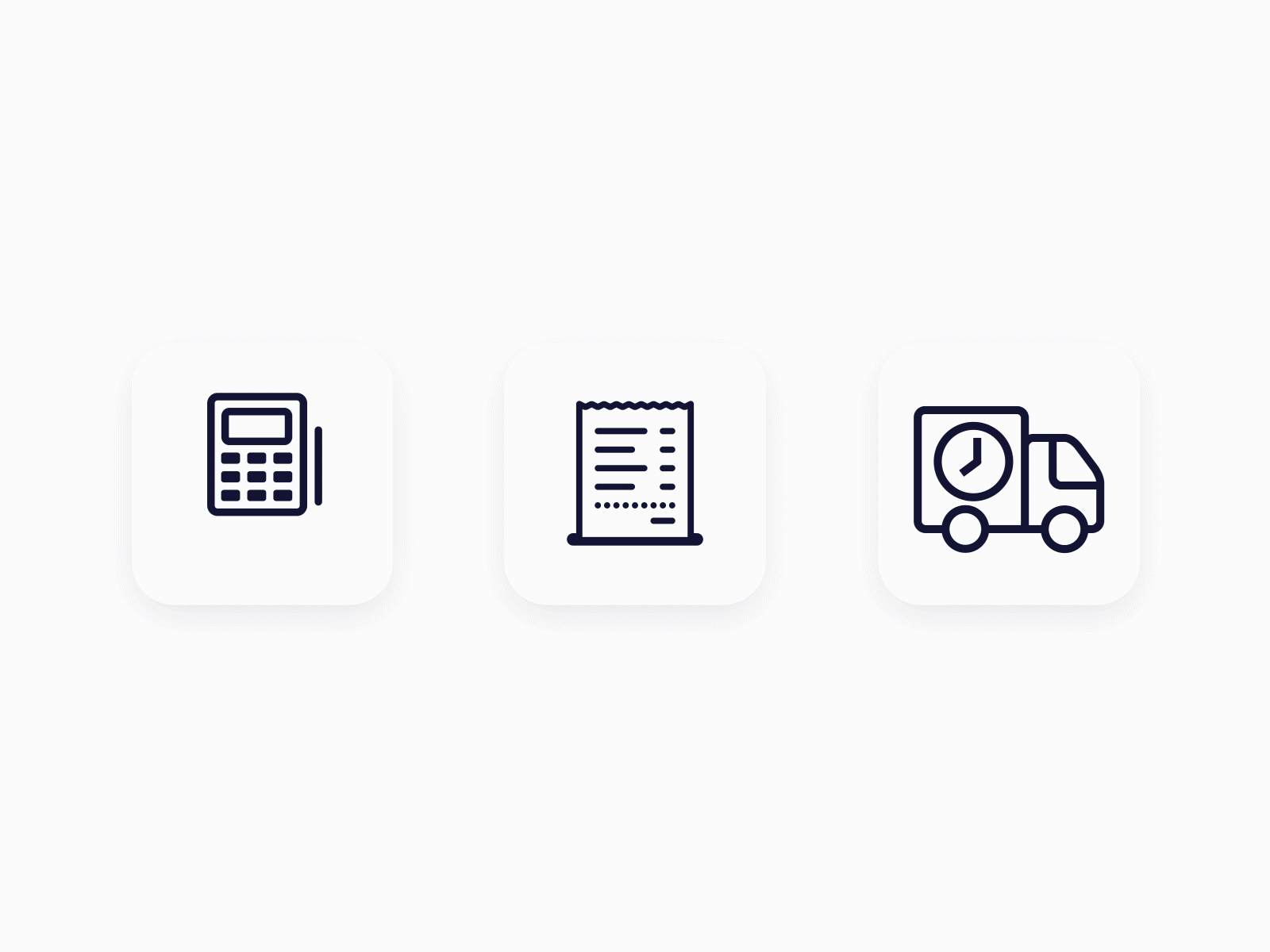 Payment and Delivery Process animated card check delivery design gif icon icon set illustrator motion terminal time ui ux vector web