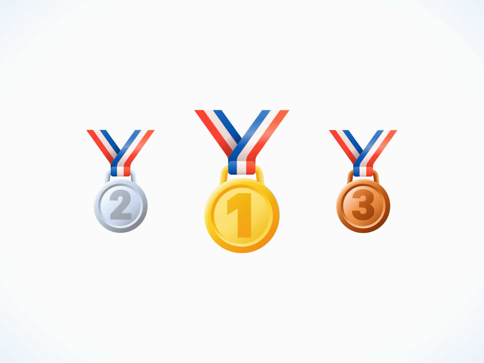 Awards and Medals Emoji award design emoji emoji set flat icon icon set illustration illustrator medal sport ui ux vector web