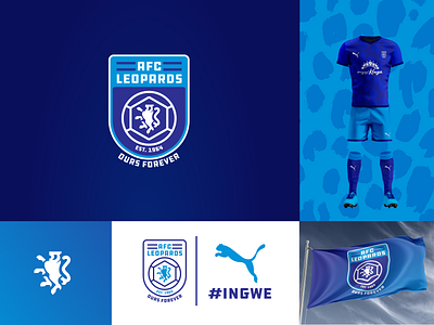 AFC Leopards Logo Crest Design Concept art direction branding design icon logo mockup vector