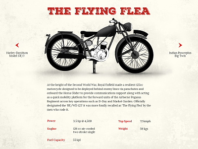 The Flying Flea illustration ui web