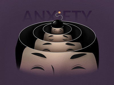 Anxiety illustration