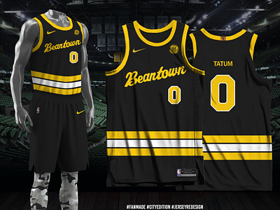 Boston Celtics City-Edition 2020-21 "Fan-Made" boston celtics city edition fan made jersey redesign nba nike