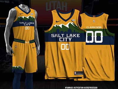 Salt Lake City Edition Concept jersey design sports branding