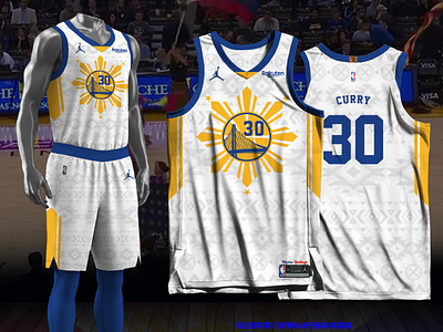Golden State Warriors - Filipino Heritage basketball jersey jersey design