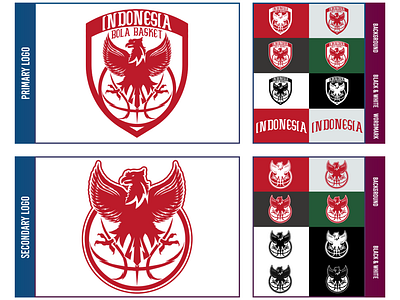 Indonesia Basketball NT Logo Redesign