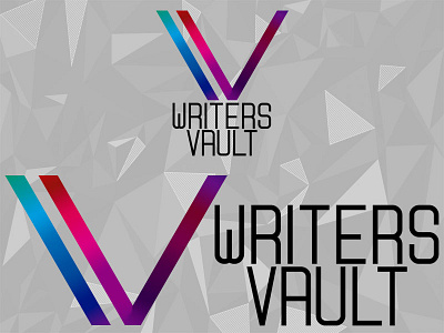 Writers Vault blog design blog logo branding logo design