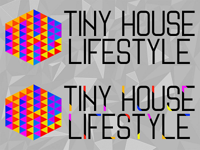 Tiny House Lifestyle Horizontal Logo blog design blog logo branding logo design