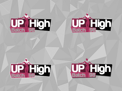 UP High Batch 98 logo blog design blog logo branding logo design