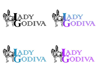 Lady Godiva (Concept Logo 2) branding design logo logo design