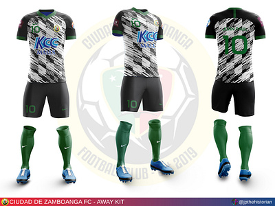 Ciudad de Zamboanga FC - Away Kit football club football jersey football kit jersey design kit design soccer jersey soccer kit sports branding