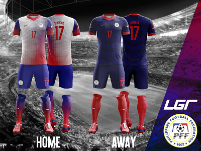 Philippines National Football Team 2020-21 Home/Away Kit football jersey football kit jersey design sports branding
