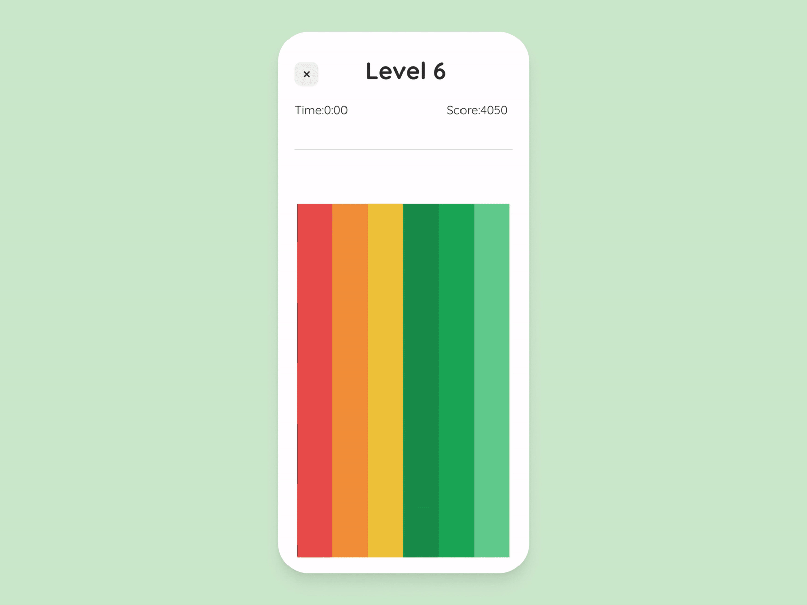 Daily UI #016 daily ui 016 daily ui challenge game design green level design overlay popup design rainbow