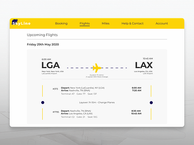 Daily UI #024 blue boarding pass daily ui 024 daily ui challenge flight booking ui design website design yellow