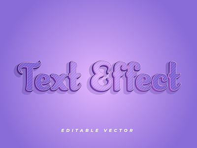 Editable vector Comic Text Effect