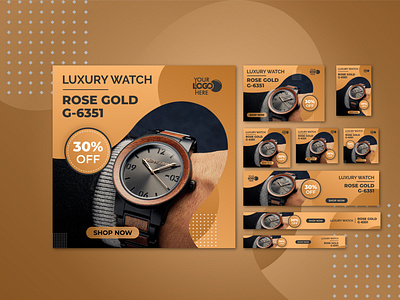 Watch sale Banner ads Template