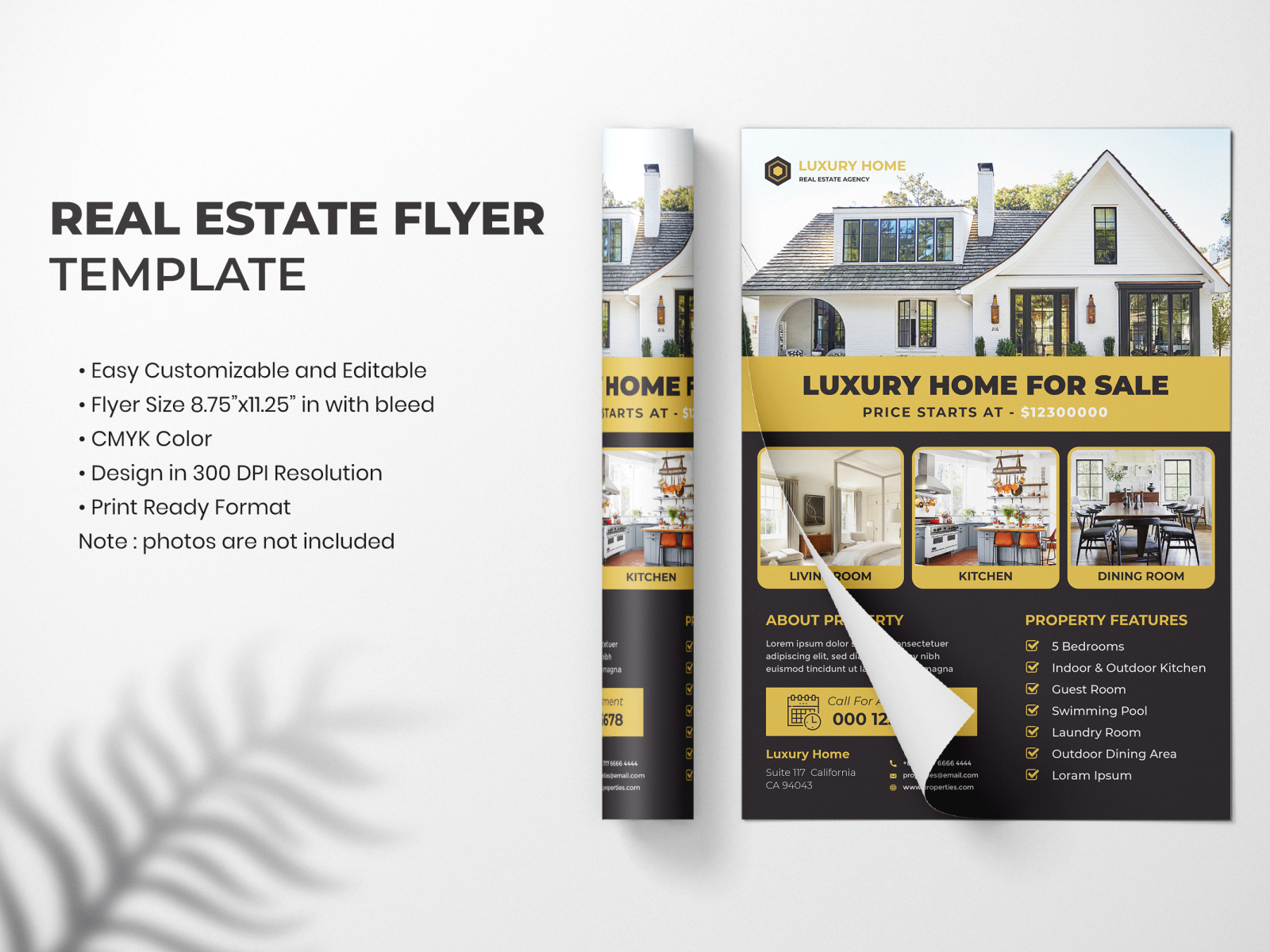 Real estate Flyer Template by Fazle Rabbi on Dribbble