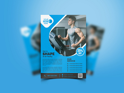 Fitness sales flyer brand identity branding design fitness flyer flyer flyer design graphic design rabbidesigner sales sales flyer