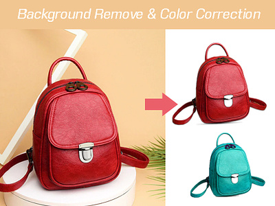 Background remove & color correction background remove bag pack banner brand identity branding color correction graphic design packaging path paths rabbidesigner