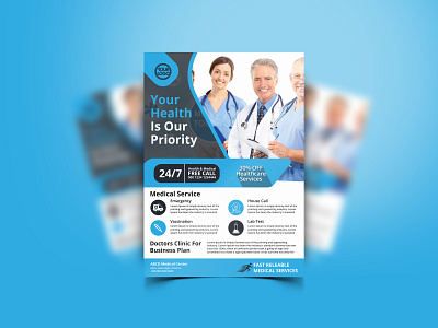 Medical flyer brand identity branding corporate fazle rabbi flyer graphic design rabbidesigner sales sales flyer