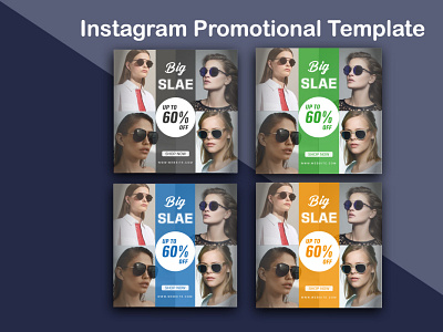 Instagram Promotional Template ads banner banner ad banners brand identity branding corporate design graphic design instagram instagram post instagram template rabbidesigner web banner