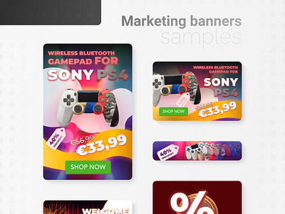 Ecommerce Marketing Banners' Samples adaptive adaptive design banner banners design ecommerce ecommerce design email email design email template ios marketing mobile mobile first responsive ui ux