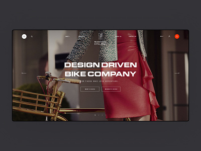 Martone Cycling - Home Page animation bike black concept ecommerce fashion luxury minimal mobile shop shopify store ui ux web website