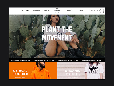 Shopify Website Redesign for ecommerce fashion brand apparel branding design ecommerce ecommerce design fashion homepage shopify website website design website designer