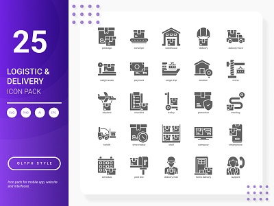 Logistic and Delivery Icon Pack