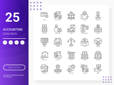 Accounting Icon Pack illustration