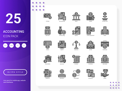 Accounting Icon Pack illustration