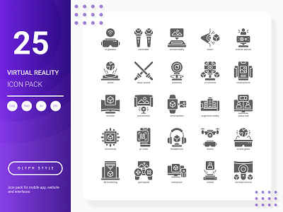 Virtual Reality Icon Pack modern