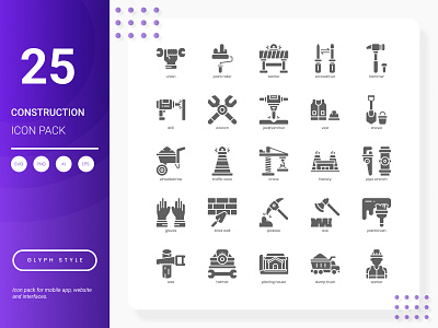 Construction Icon Pack development