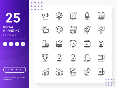 Digital Marketing Icon Pack