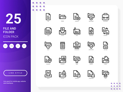 File and Folder Icon Pack