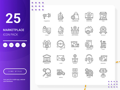 Marketplace Icon Pack mob