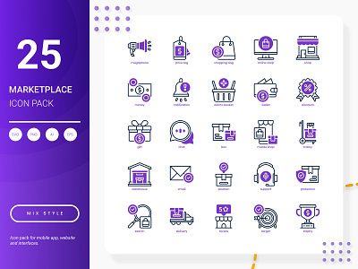 Marketplace Icon Pack mob