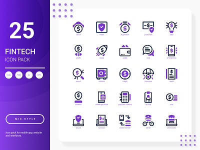 Fintech Icon Pack