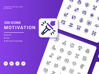 Motivation Icon Pack business icon leader management motivation partnership person progress skill solution success teamwork