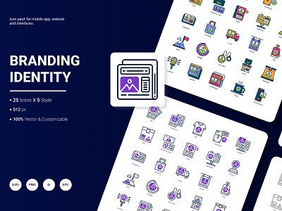 Branding Identity Icon Pack