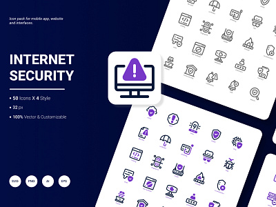 Internet Security Icon Pack account analyzing business computer internet lock network password protection safe security technology