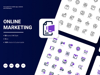 Online Marketing Icon Pack