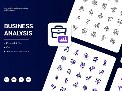 Business Analysis Icon Pack